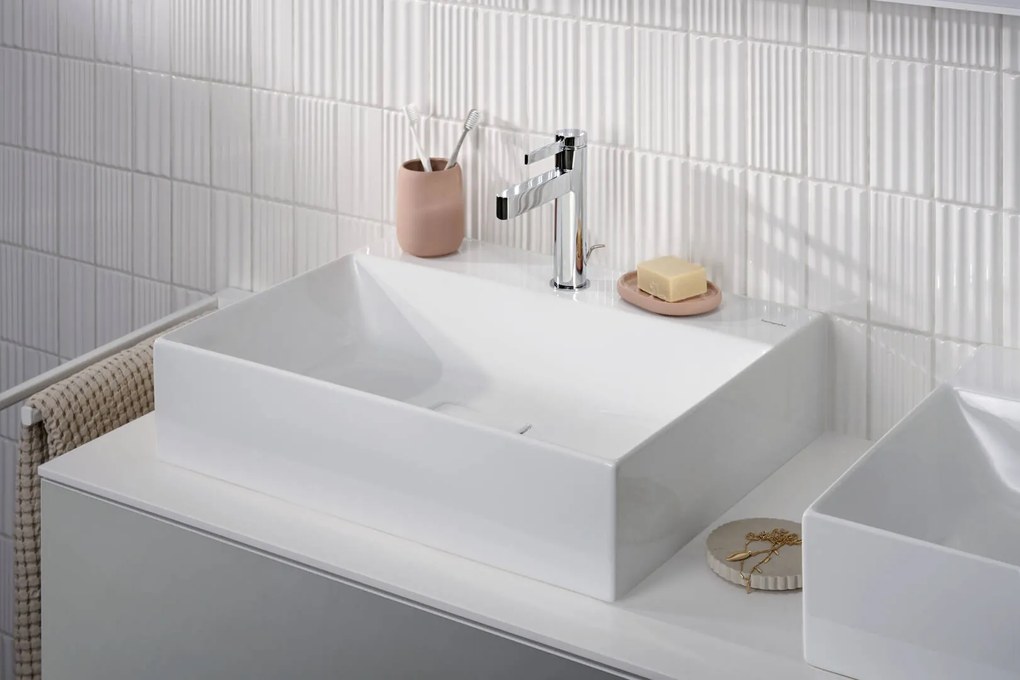 Hansgrohe Finoris, umývadlová batéria 110, s výpustom, EcoSmart, chrómová, HAN-76020000