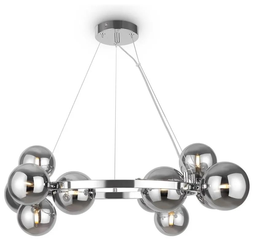 Maytoni MOD545PL-11CH - Luster na lanku DALLAS 11xG9/28W/230V chróm