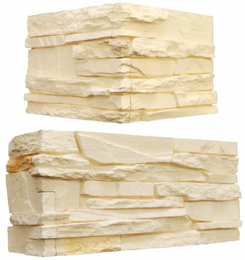 Sadrový obkladový kameň Vesuvio rohový