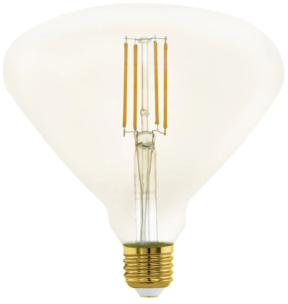 EGLO LED stmievateľná filamentová retro žiarovka, E27, BR150, 4W, 380lm, teplá biela