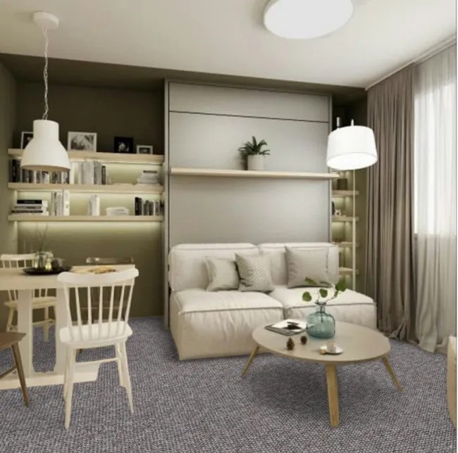 Metrážny koberec Texas 23 sivý / béžový