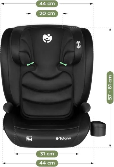 Autosedačka Joy 20 čierna