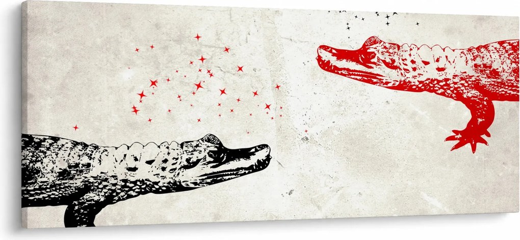 Obraz - Krokodíly (120x50 cm)