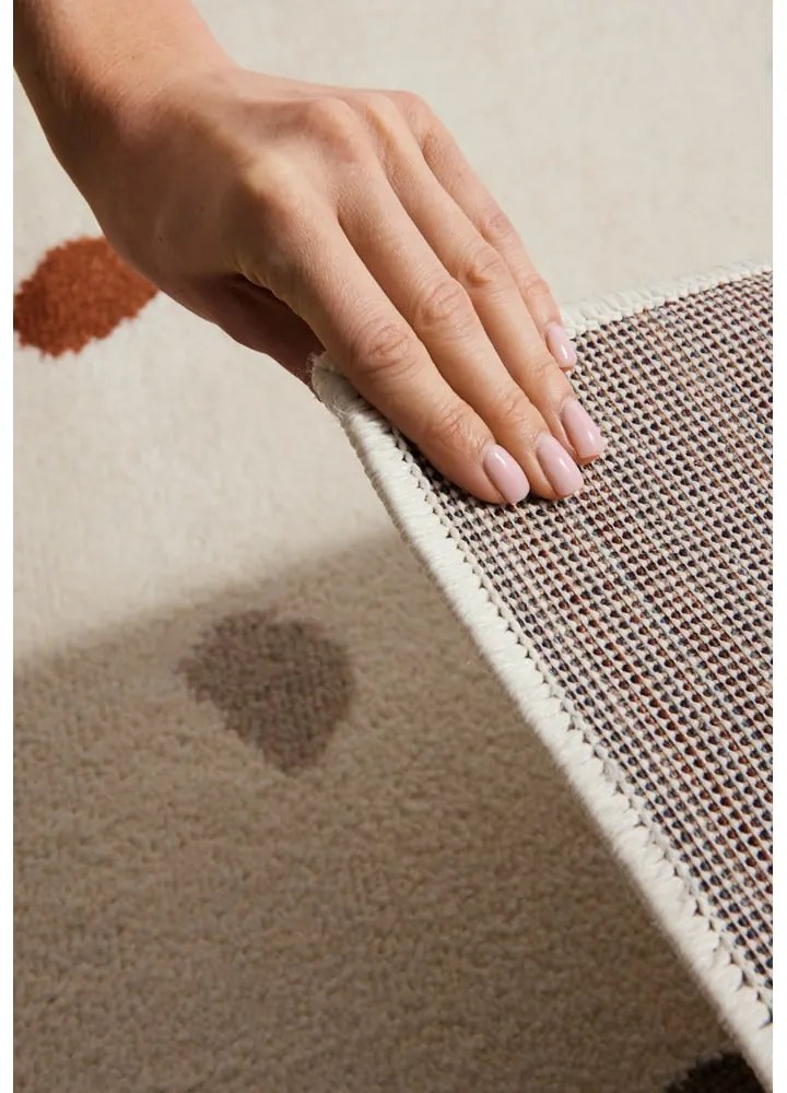 Krémový detský koberec 120x170 cm Funny Dots – Hanse Home