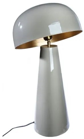 Moderná sivá stojaca lampa MUSHROOM