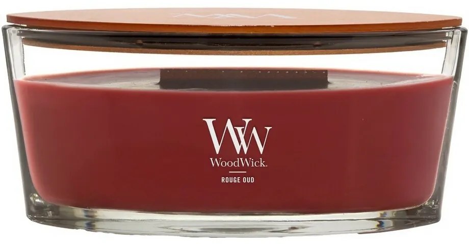 WoodWick Vonná sviečka loď Rouge Oud, 453 g