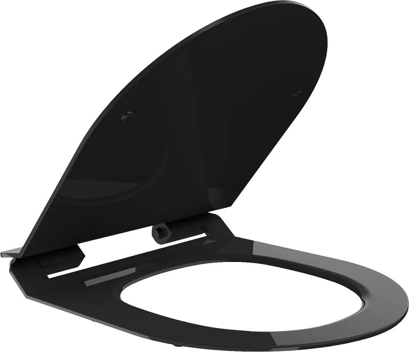 Mexen Lena, slim toaletné WC sedadlo s pomalým zatváraním, duroplast, čierna lesklá, 39242070