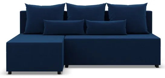 Rohová rozkladacia sedačka FERMO Kronos granátová