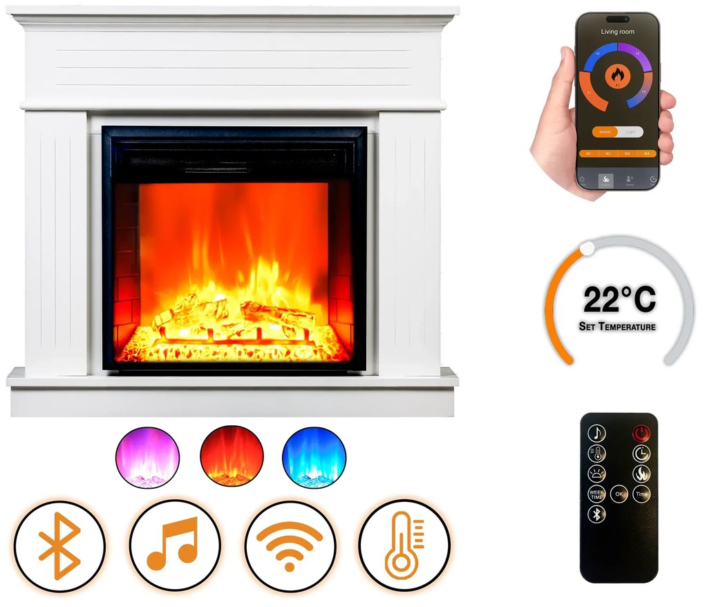 Elektrický krb DLC Home Alegre Striped EF 3