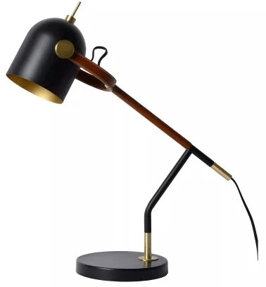 Lucide 05627/01/30 - Stolná lampa WAYLON 1xE27/25W/230V čierna