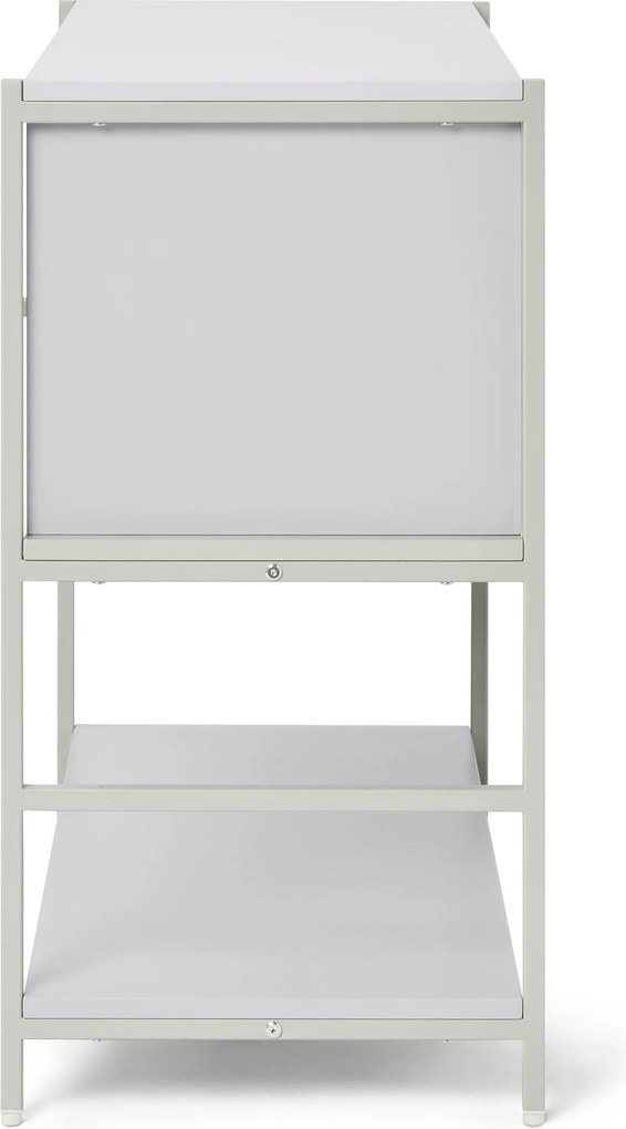 Detský komoda »GRADE« s posuvnými dverami, sivá