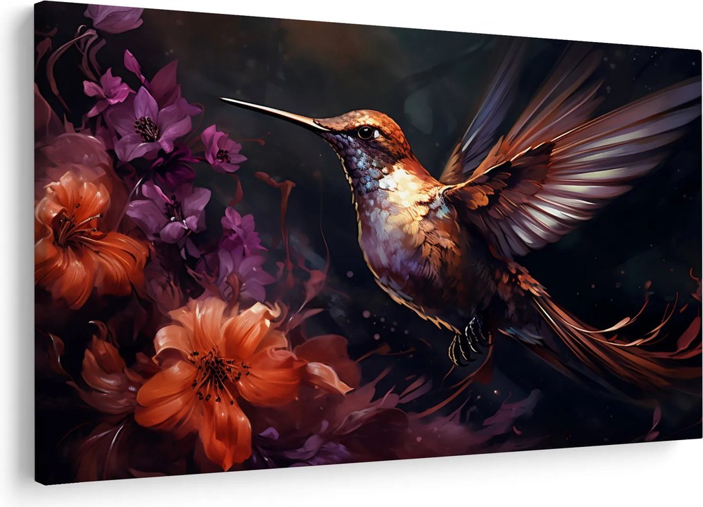Obraz - Kolibrík (90x60 cm)