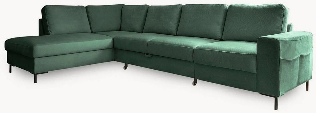 Menčestrová rohová rozkladacia pohovka Lofty Lilly (7-miestna)