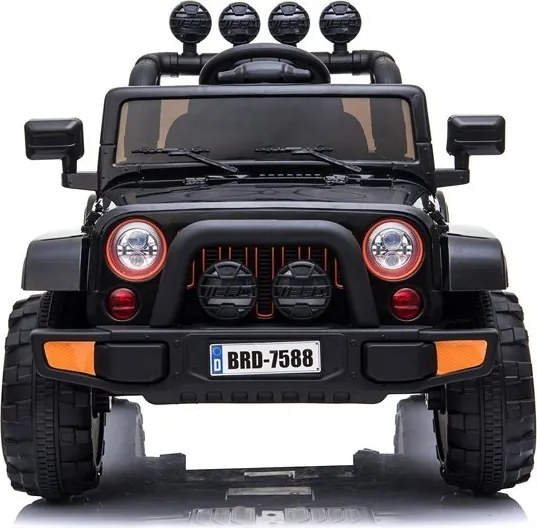 LEAN CARS Elektrické autíčko Jeep BRD-7588 čierne 4x4