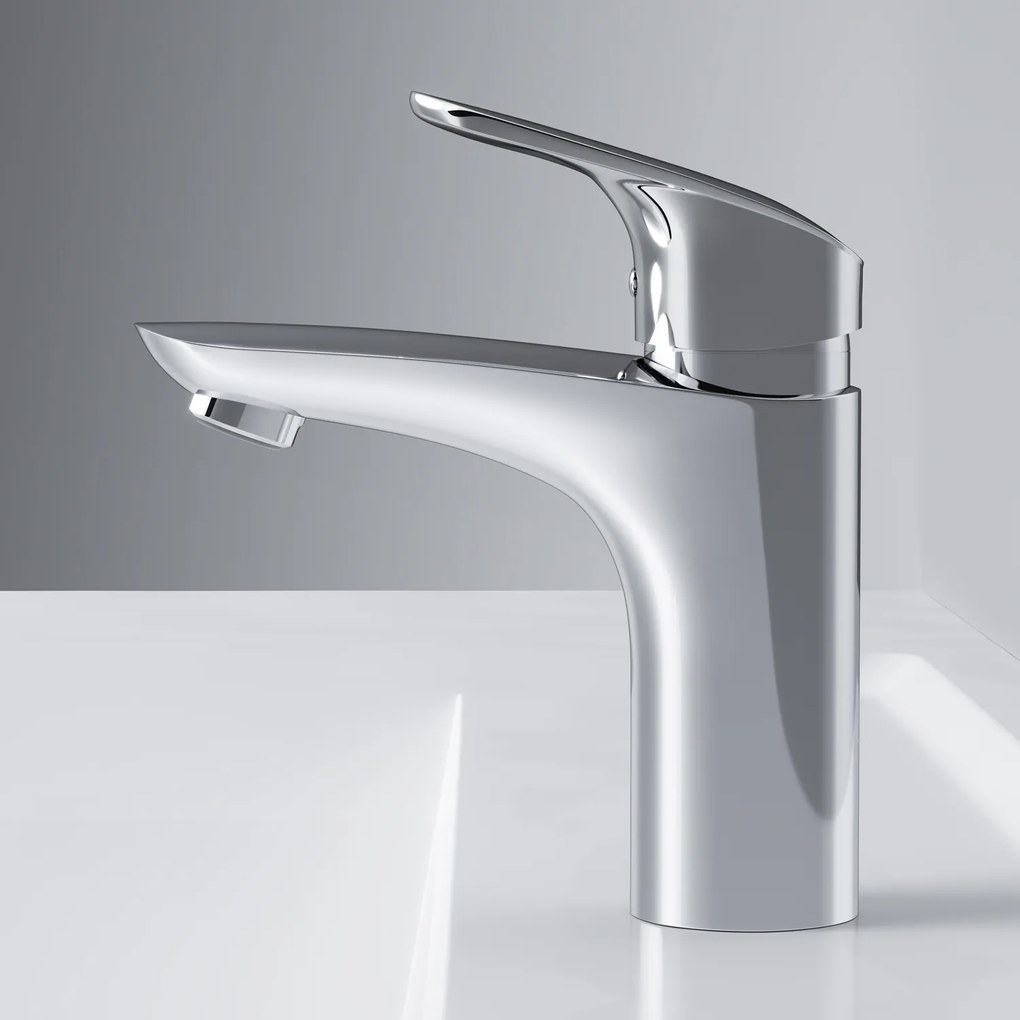 Umývadlová batéria AM.PM Like FLA82100 jednopáková s odtokovým ventilom, chróm