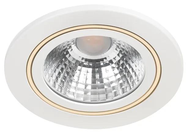 NORDLUX LED bodové osvetlenie do kúpeľne ALEC 1-KIT, 6,1 W, teplá biela, okrúhle, biele