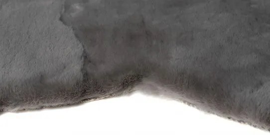 Koberček RABBIT FUR TEDDY BEAR tmavosivý