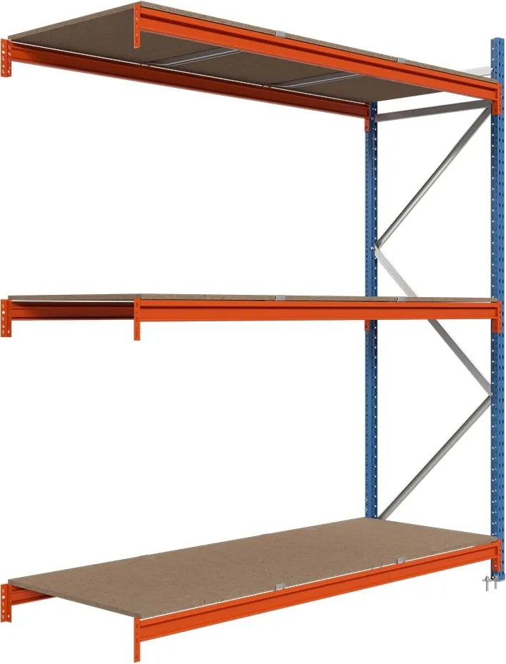 Kovový regál LONGSPAN 200x150x60-3-DTD