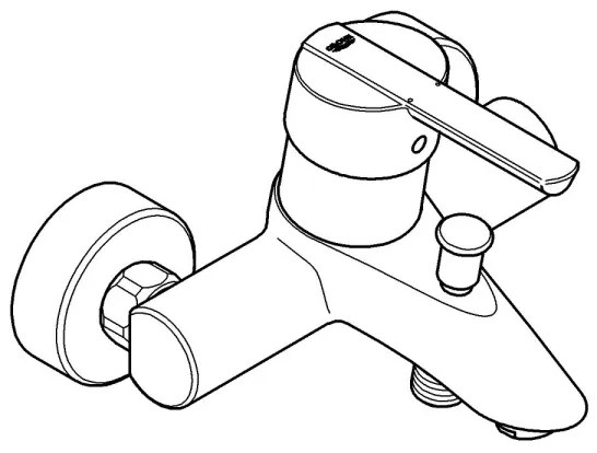 GROHE 32269000 - Vaňová batéria FEEL DN 15 lesklý chróm