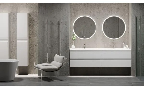 LED Kúpeľňové zrkadlo FORNAES LED/13,8W/230V IP44