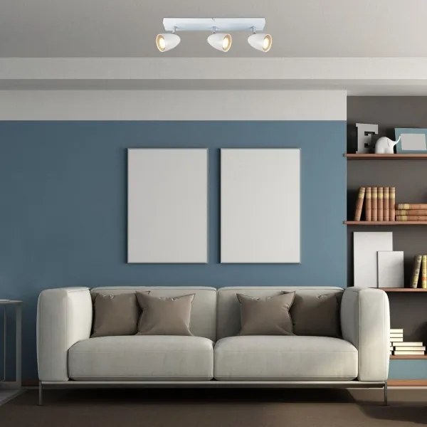 Rabalux 73020 - Bodové svietidlo PERICO 3xGU10/5W/230V biela