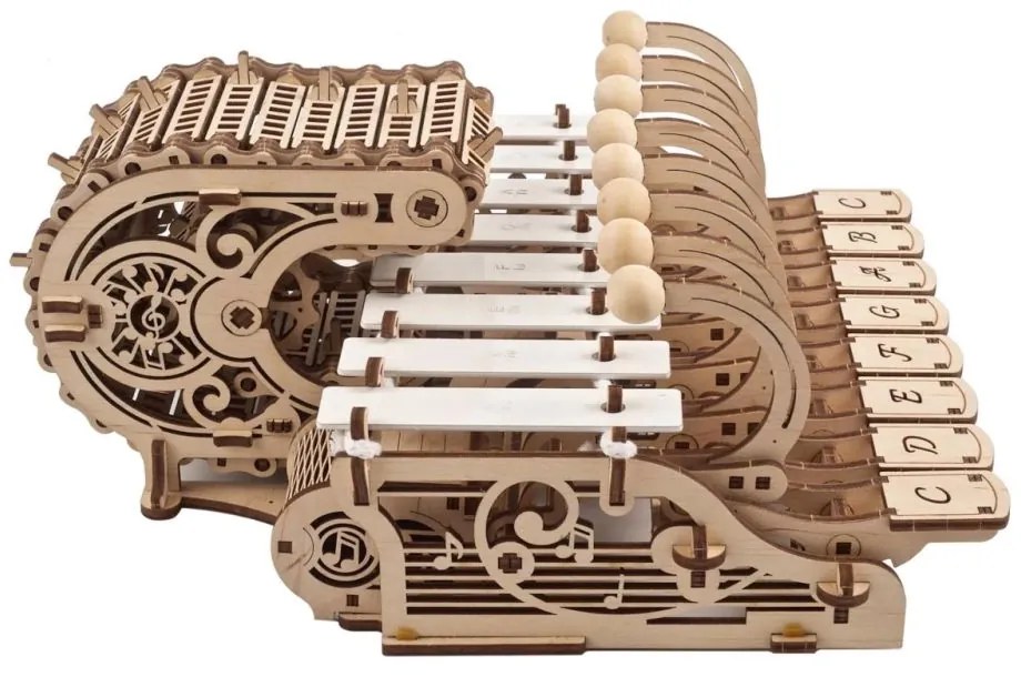 Ugears 3D drevené mechanické puzzle Programovateľná celesta