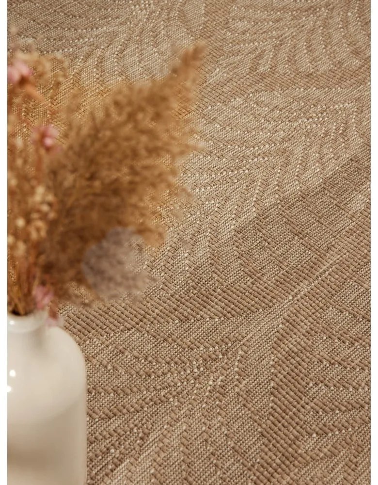 Vnútorný a vonkajší behúň v béžovej a slonovinovej farbe 80x250 cm Duet Liora – NORTHRUGS