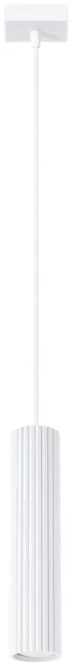Biele závesné svietidlo Gleam – Sollux