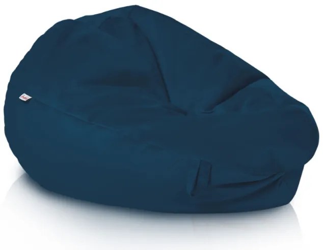 Plyšový sedací vak SAKO tmavomodrý