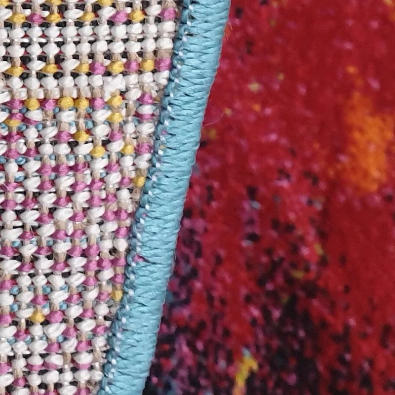 Kusový koberec Fantasy 814-61 lila/blue kruh, 160x160 (priemer) kruh, viacfarebná, Medipa (Merinos)