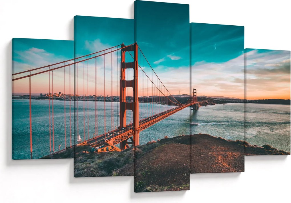 Obraz- Golden Gate, San Francisco (150x105 cm)