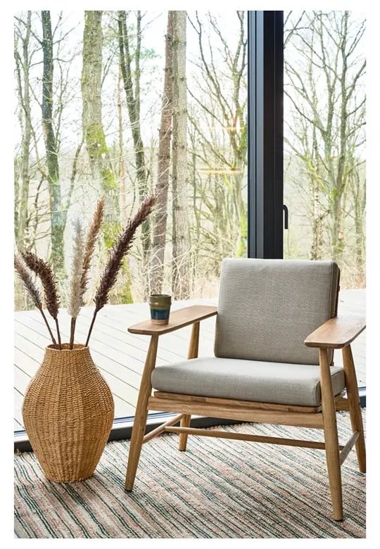 Vysoká váza v prírodnej farbe Varel – Villa Collection