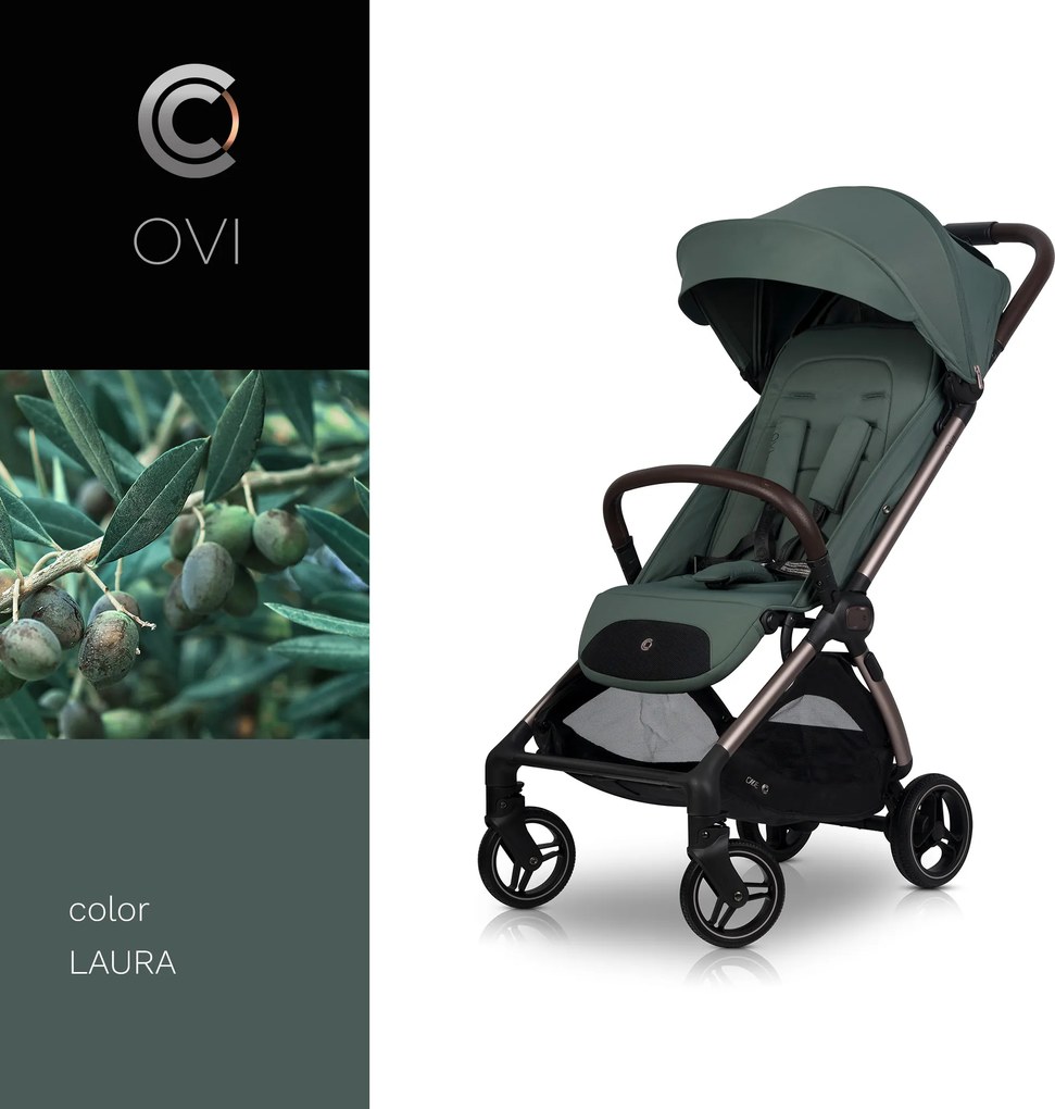 Športový kočík vhodný do lietadla Cavoe OVI Laura