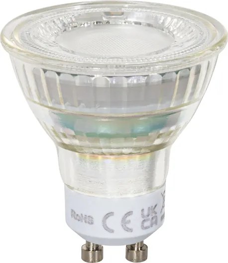 Sada 5 GU10 50mm čírych LED žiaroviek 2,5W 450 lm 2700K