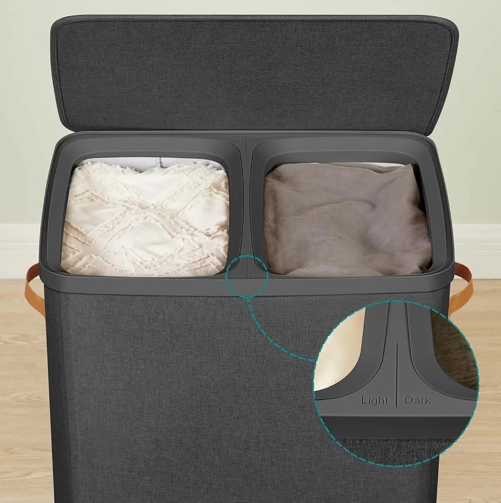 Koš na prádlo Vilém 170 L černý