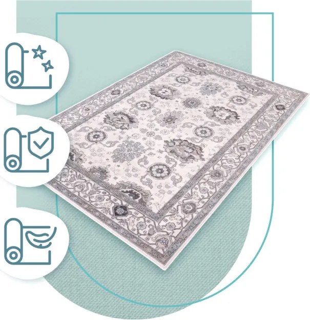 Koberec Dywilan Moon Tesoro Strieborný