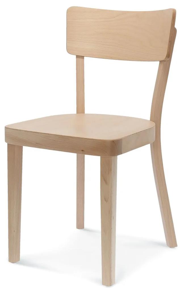 FAMEG Solid - A-9449 - jedálenská stolička Farba dreva: buk štandard, Čalúnenie: koža L2