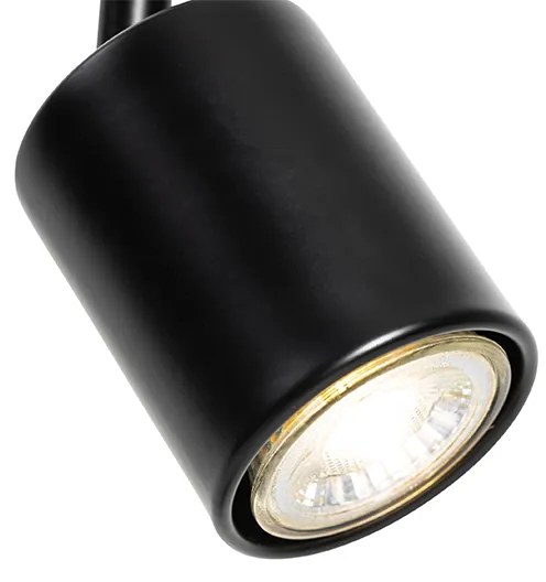 Moderná stolná lampa čierna nastaviteľná - Java