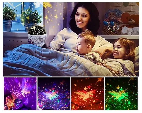 Verk 18226 Projektor nočnej oblohy Star Retoo biely