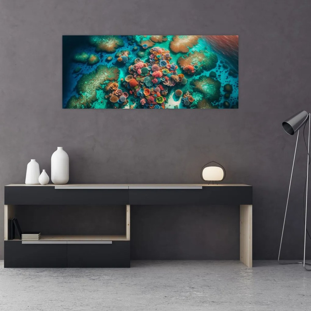 Obraz - Pohľad na more (120x50 cm)