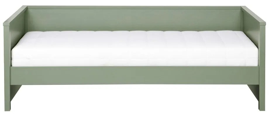 Zelená jednolôžková posteľ 90x200 cm Nikki – WOOOD