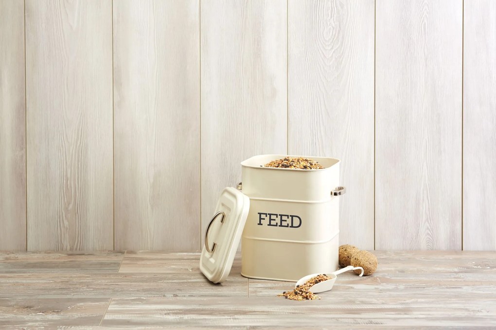 Kitchen Craft Plechová dóza s lopatkou Feed Cream