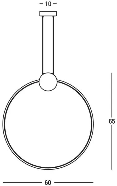 Zambelis 23095 - LED Stmievateľný luster na lanku LED/24W/230V 3000K čierna