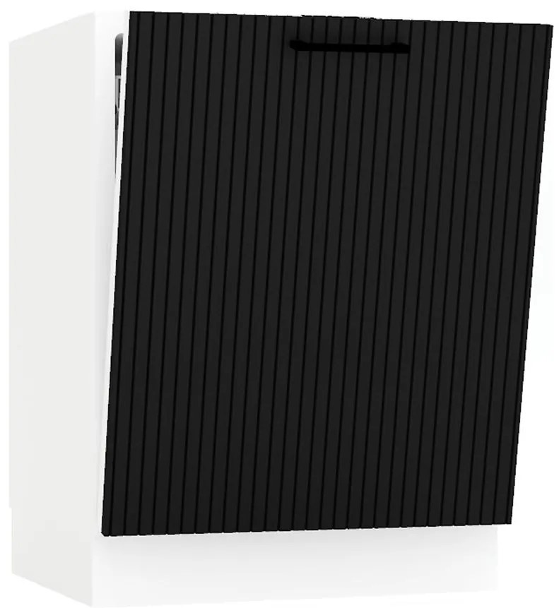 Dvierka na umývačku Kate 60pz čierny hrášok