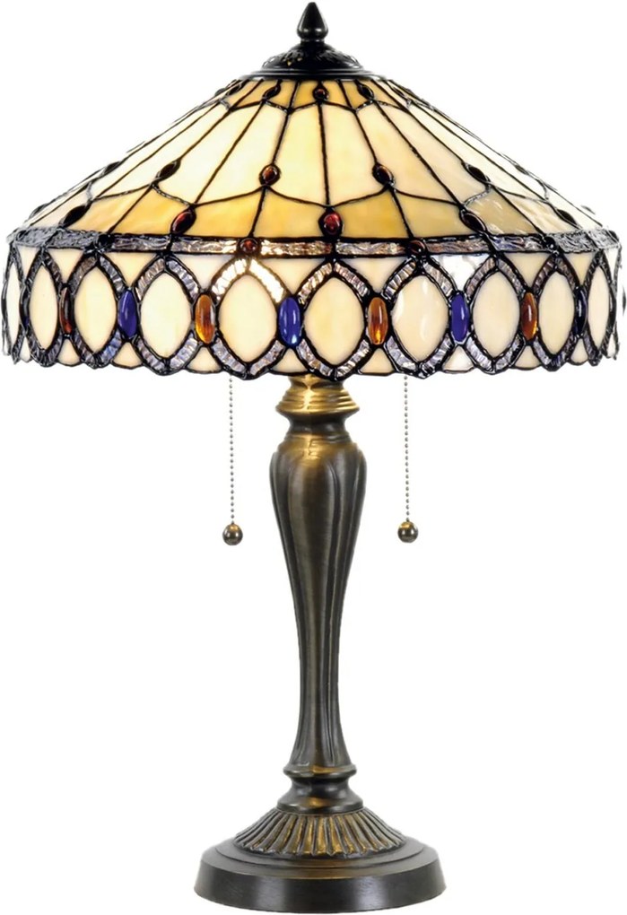 Stolní lampa Tiffany Butterfly