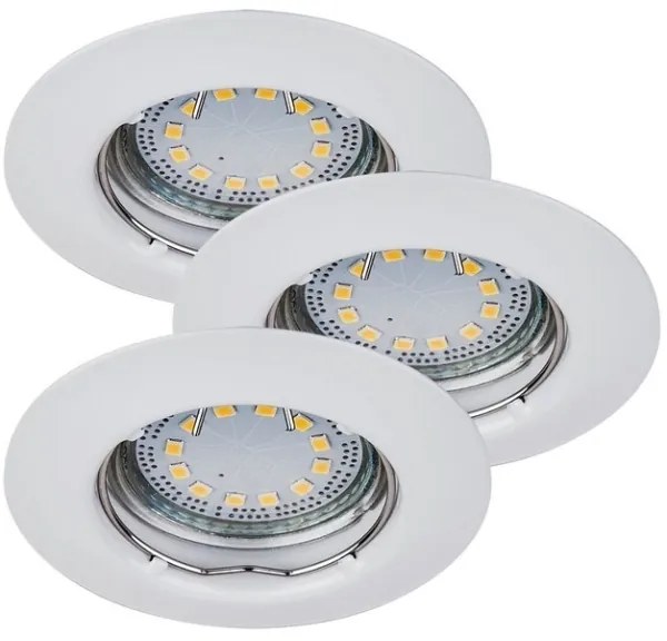 Rabalux 1046 - SADA 3xLED Podhľadové svietidlo LITE 3xGU10-LED/3W/230V