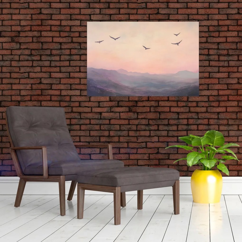 Obraz - Hejno vtákov II. (90x60 cm)