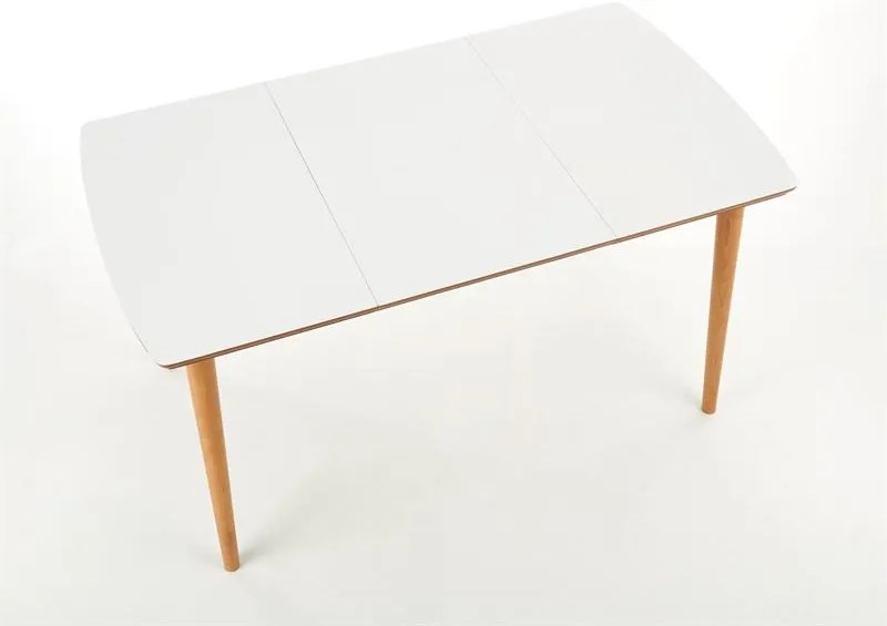 Rozkladací jedálenský stôl NARPES v dekore dub lefkas 90(190)x80x75 cm