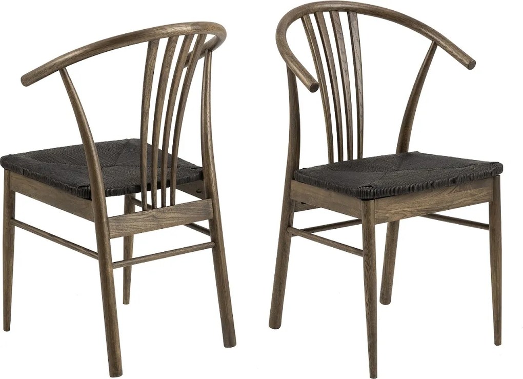 Dizajnová stolička Altair, tmavý dub