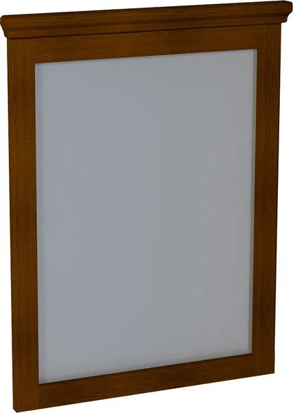 SAPHO CROSS zrkadlo 60x80x3, 5cm, mahagón